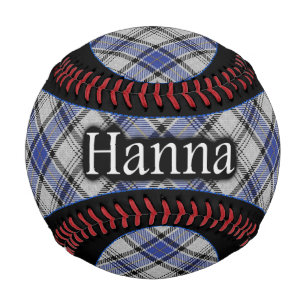 Balle De Baseball Clan Hannay Hanna Scottish Tartan