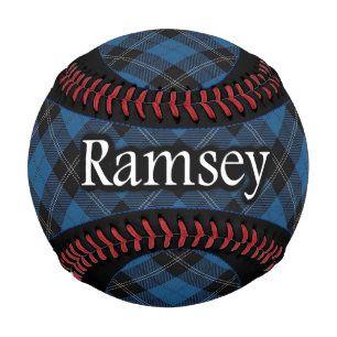 Balle De Baseball Clan Ramsey Ramsay Scottish Blue Hunter Tartan