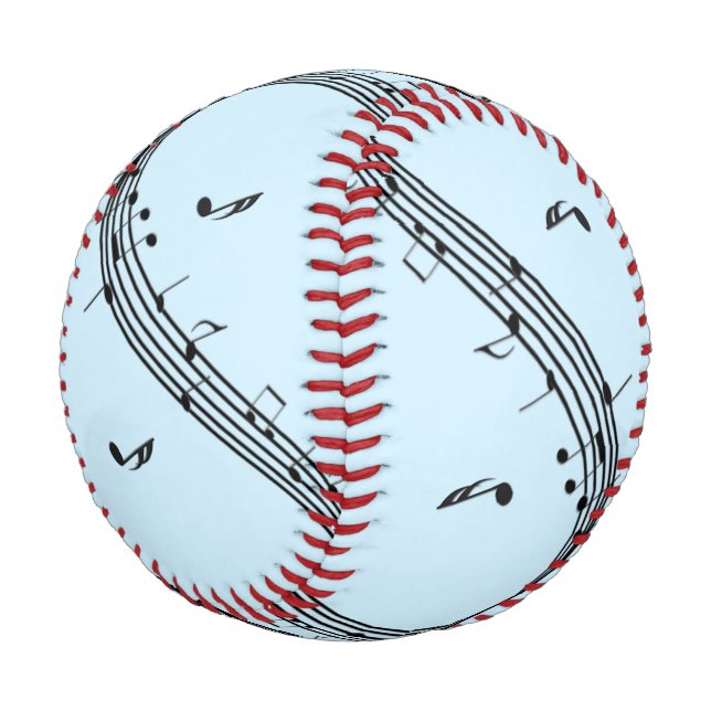 Balle De Baseball Climacic G Clef Music Blue (Angle)