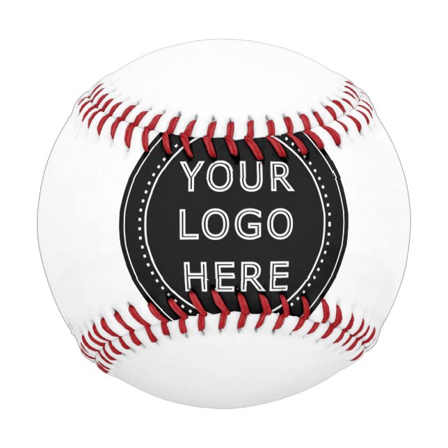 Balle De Baseball Code QR noir élégant et élégant (Devant)