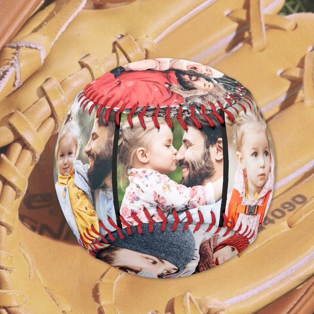 Balle De Baseball Collage photo Simple et élégant (Photo Collage Simple Elegant Picture Baseball)