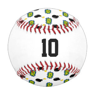 Balle De Baseball Comics Superhero Sports NUMBER Age Firecracker