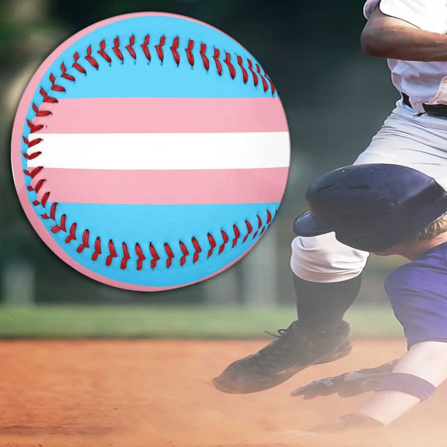 Balle De Baseball Communauté Transgenre Flag & Fierté / genre (Créateur téléchargé)