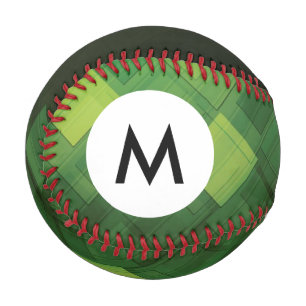 Balle De Baseball Conception de la technologie abstraite Monogram Gr