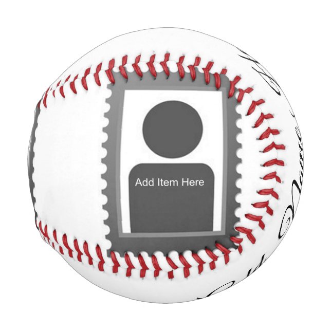 Balle De Baseball Concevez votre propre (Devant Droite)