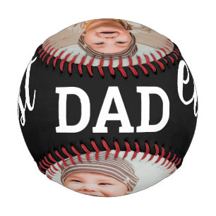 Balle De Baseball Cool Meilleur papa Jamais Photo Collage