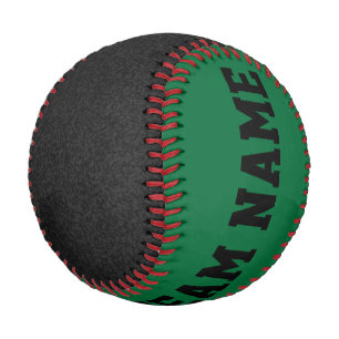 Balle De Baseball Couleur seule - noir et vert foncé
