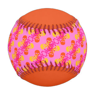 Balle De Baseball Crânes personnalisables et os croisés