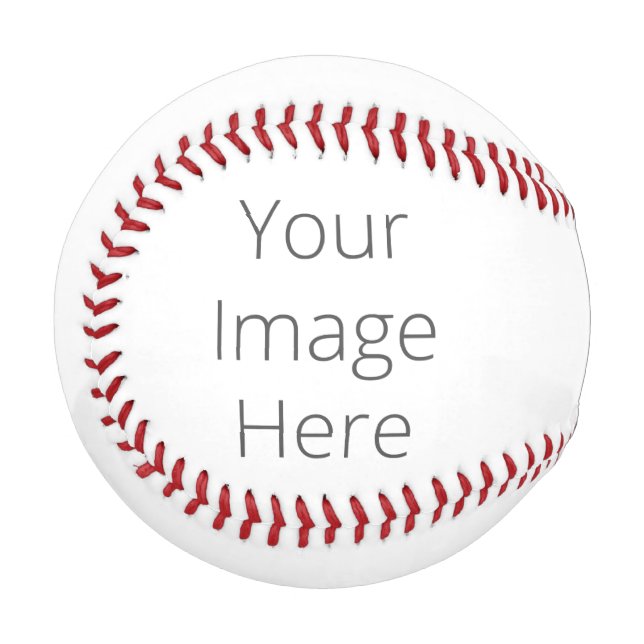 Balle De Baseball Créez votre propre base-ball personnalisé (Devant Gauche)