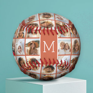 Balle De Baseball Créez Votre Propre Collage Photo Insta Terra Cotta
