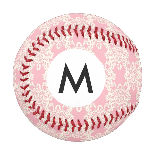 Balle De Baseball Damas fleurie rétro (Devant Gauche)
