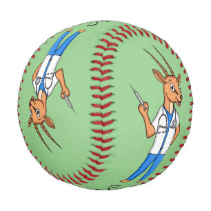Balle De Baseball Dessin du médecin de l'antilope Cute Gemsbok