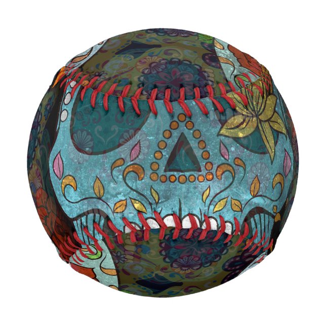 Balle De Baseball Dia De Los Muertos (Devant)