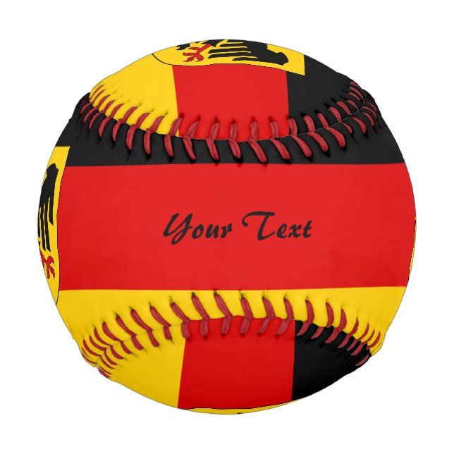 Balle De Baseball Drapeau allemand (Devant)