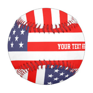 Balle De Baseball Drapeau américain patriotique cadeau de base-ball