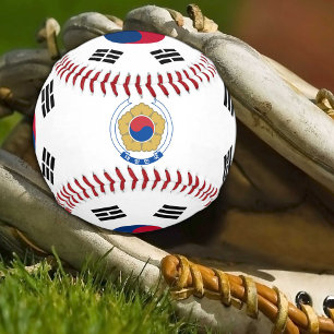 Balle De Baseball Drapeau coréen & Sports Corée du Sud / Bals de bas