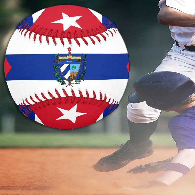 Balle De Baseball Drapeau Cubain & Sports Cuba / Bals de baseball (Créateur téléchargé)