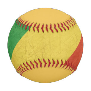 Balle De Baseball Drapeau de la République du Congo