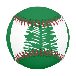 Balle De Baseball Drapeau de Norfolk Island Baseball