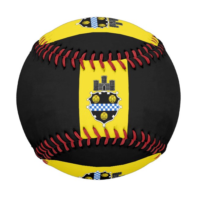 Balle De Baseball Drapeau de Pittsburgh, Pennsylvanie (Devant)
