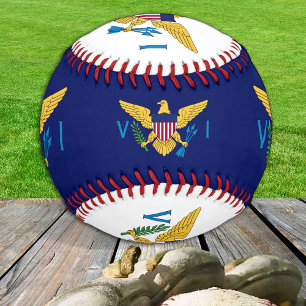 Balle De Baseball Drapeau des îles Vierges américaines, sports BL /