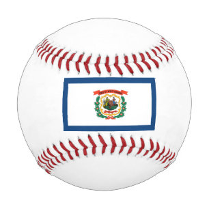 Balle De Baseball Drapeau d'État de Virginie-Occidentale