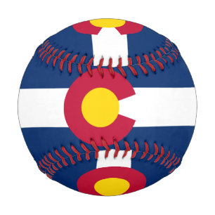 Balle De Baseball Drapeau d'Etat du Colorado