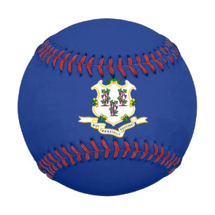 Balle De Baseball Drapeau d'État du Connecticut