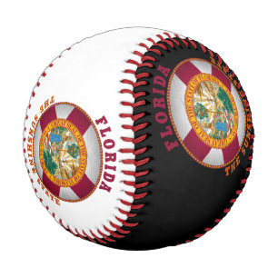 BALLE DE BASEBALL DRAPEAU D'ÉTAT FLORIDE