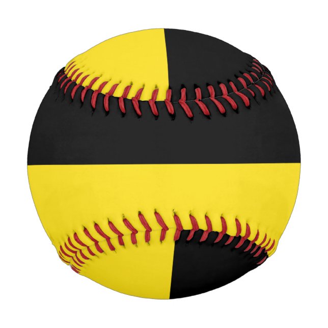 Balle De Baseball Drapeau du Bade-Wurtemberg (État allemand) (Dos)