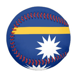 Balle De Baseball Drapeau du baseball de Nauru