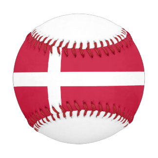 Balle De Baseball Drapeau du Danemark