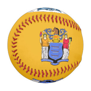 Balle De Baseball Drapeau du New Jersey