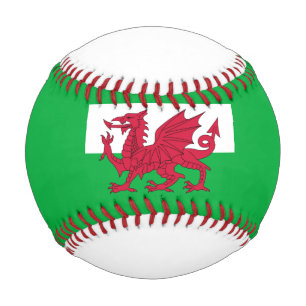 Balle De Baseball drapeau du pays de galles