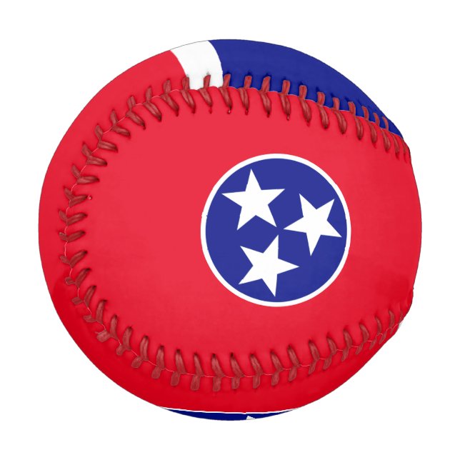 Balle De Baseball Drapeau du Tennessee (Devant Gauche)