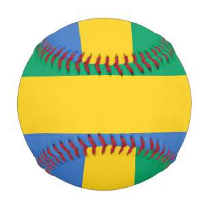 Balle De Baseball Drapeau gabonais (Gabon)