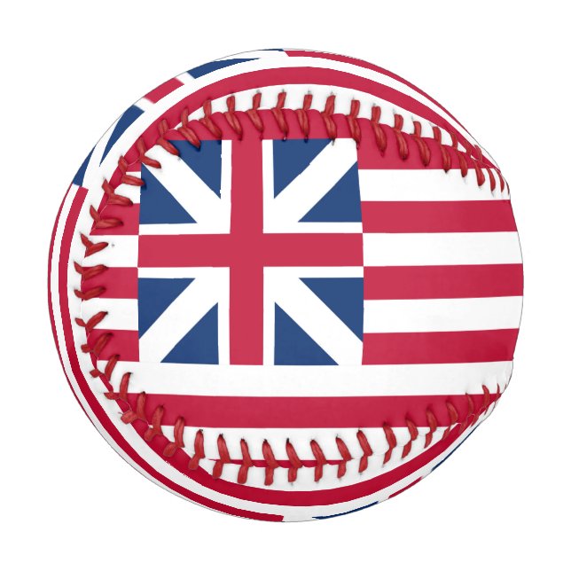 Balle De Baseball Drapeau Grand Union des États-Unis (Devant Gauche)