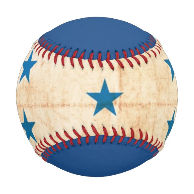Balle De Baseball Drapeau Grunge Du Honduras (Devant)