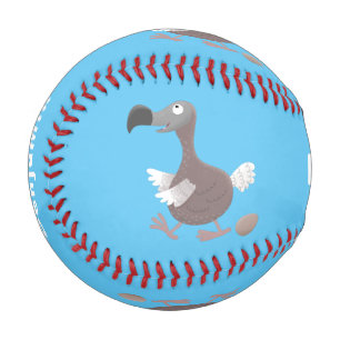 Balle De Baseball Drôle dessin animé d'oiseau de dodo