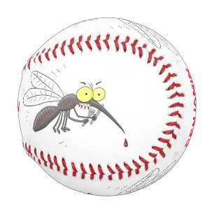 Balle De Baseball Drôle dessin d'insecte moustique