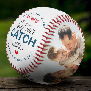 Balle De Baseball Drôle 'Maman's Best Ever Catch' Fête des pères mig