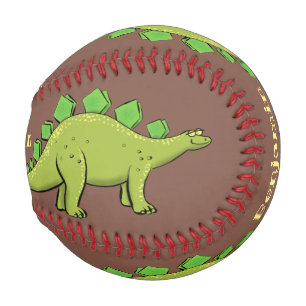 Balle De Baseball Drôle stegosaurus dinosaure dessin animé