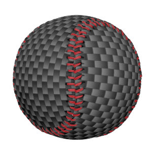 Balle De Baseball Élégant Arrière - plan d'impression en fibre de