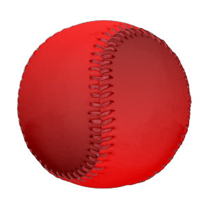 Balle De Baseball Élégant dégradé rouge