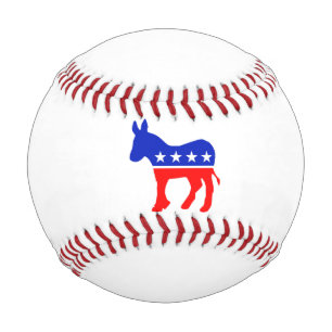 Balle De Baseball Emblème politique du parti démocratique (âne)