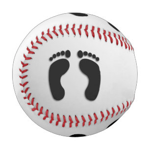 Balle De Baseball Empreintes nues