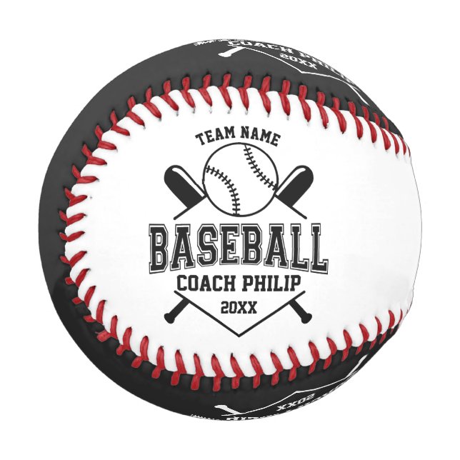 Balle De Baseball Équipe d'entraîneurs de baseball Maman joueur équi (Devant Gauche)