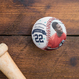 Balle De Baseball Équipe d'entraîneurs personnalisée Roster et photo