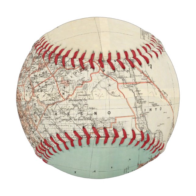 Balle De Baseball État de Californie 2 (Devant)
