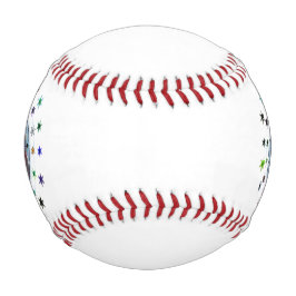 Balle De Baseball Étoiles blanches